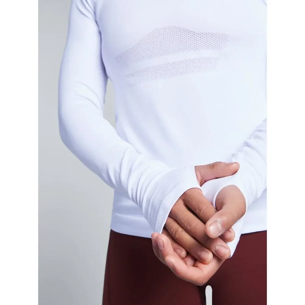 LNDR Here Today Long Sleeve Tee White - S - M